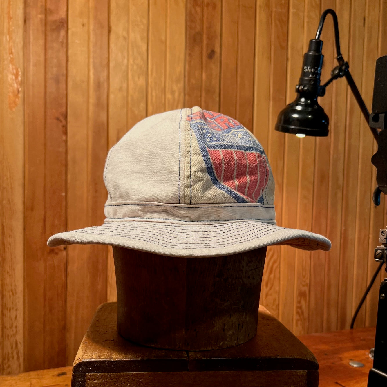 LIMITED EDITION "STARS & BARS" SELVEDGE CANVAS DAISY MAE HAT