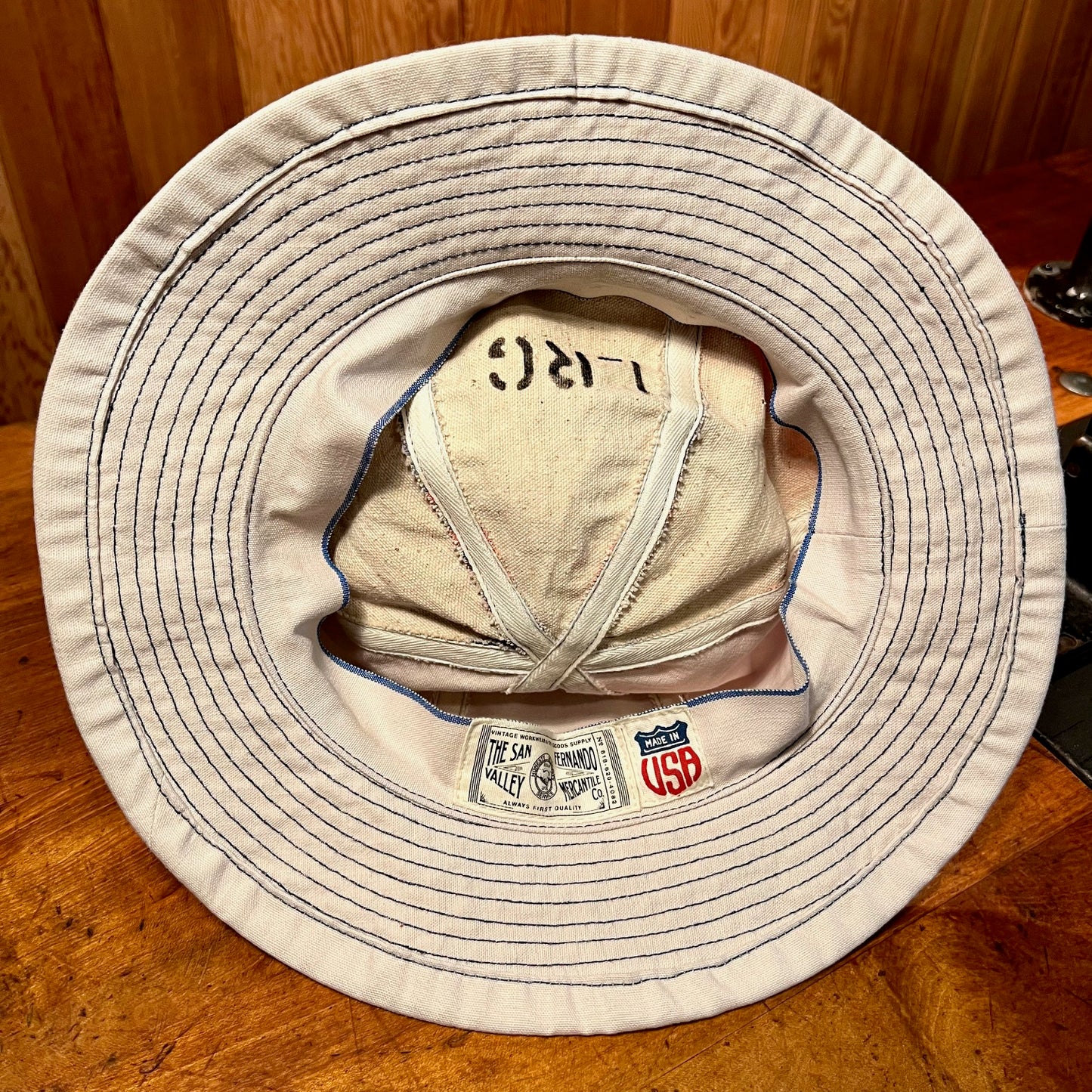 LIMITED EDITION "STARS & BARS" SELVEDGE CANVAS DAISY MAE HAT